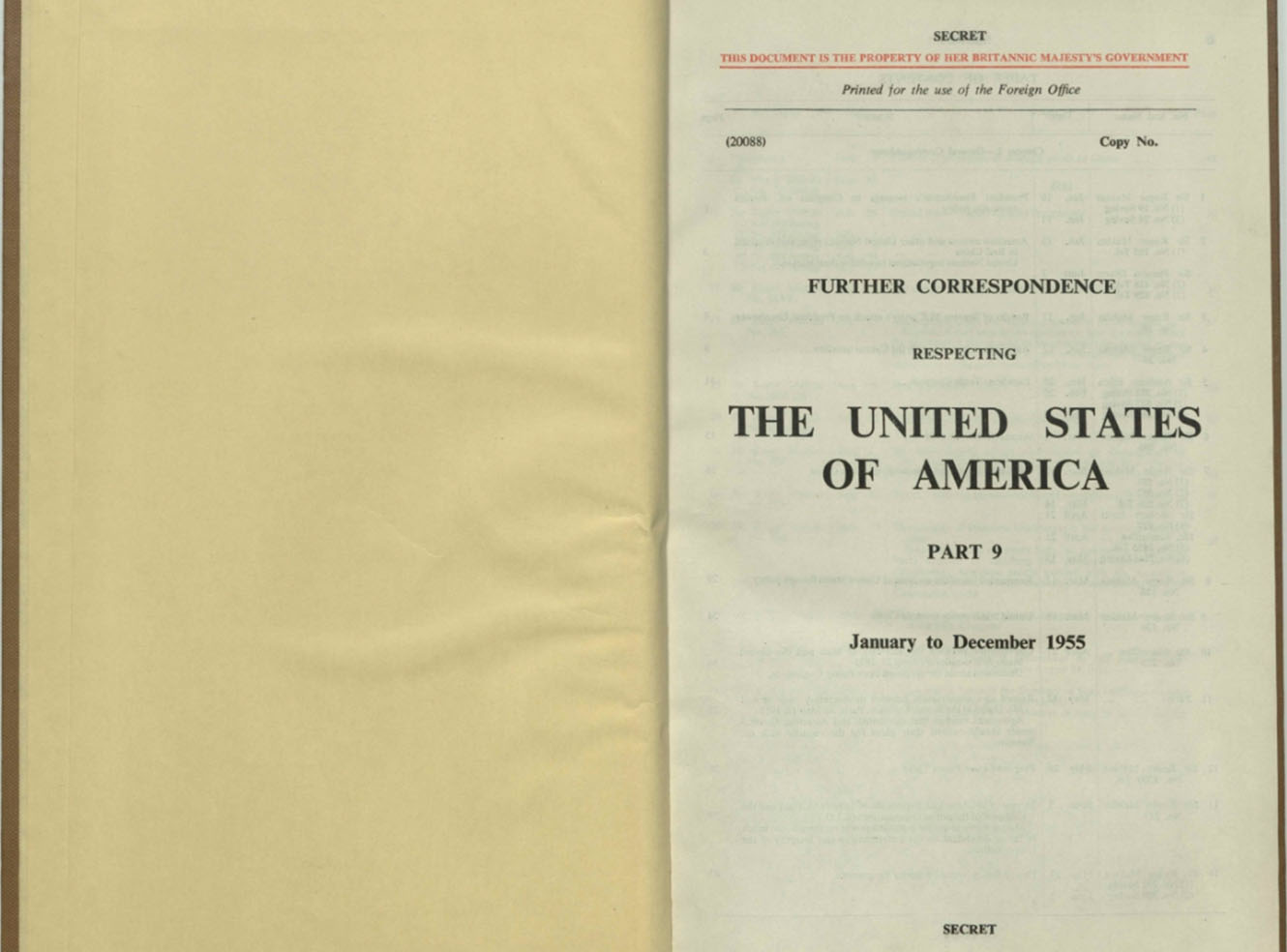 Archives Direct: Confidential Print: North America, 1824-1961