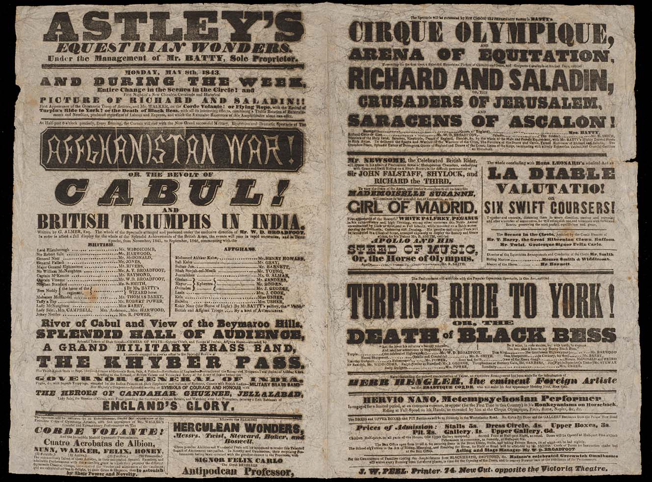 The Nineteenth Century Stage: Industry, Performance and Celebrity